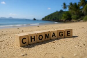 Accueil 17 Agence France Travail à Mayotte avec des demandeurs d’emploi en attente