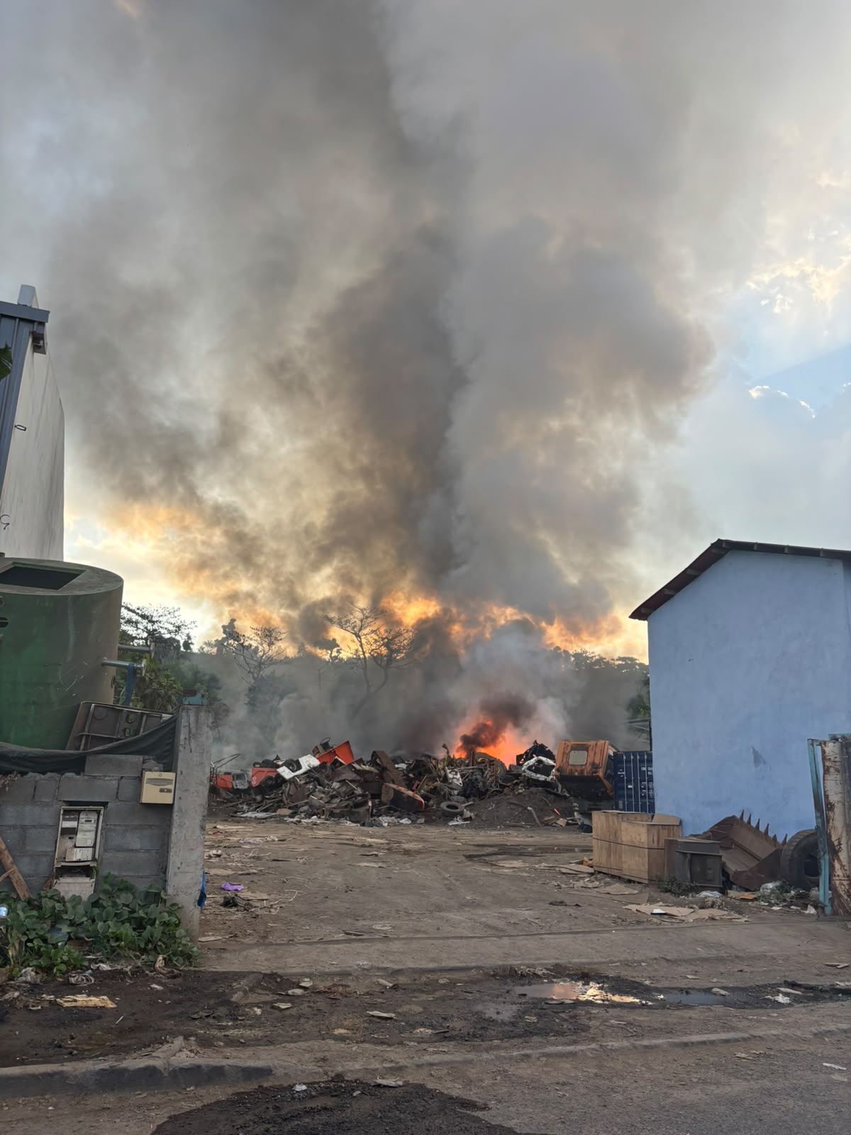 Un incendie signalé à Longoni Vallée 3