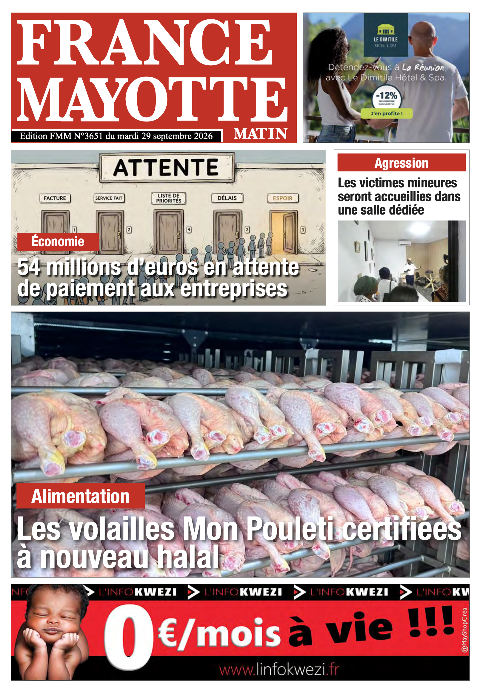 Votre France Mayotte Matin vient de paraître