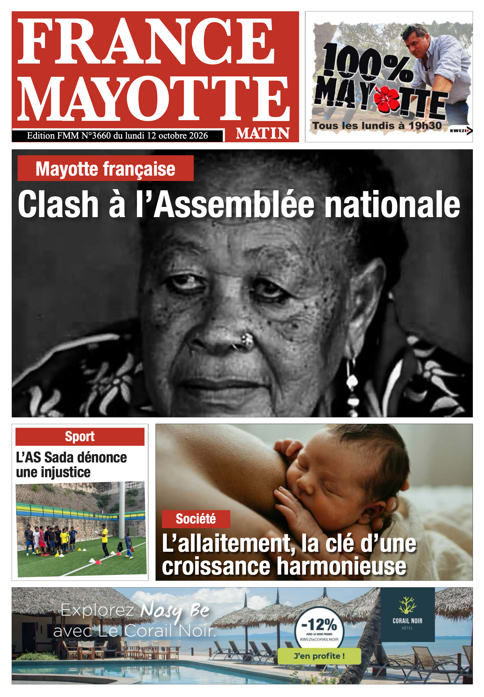 Votre France Mayotte Matin vient de paraître
