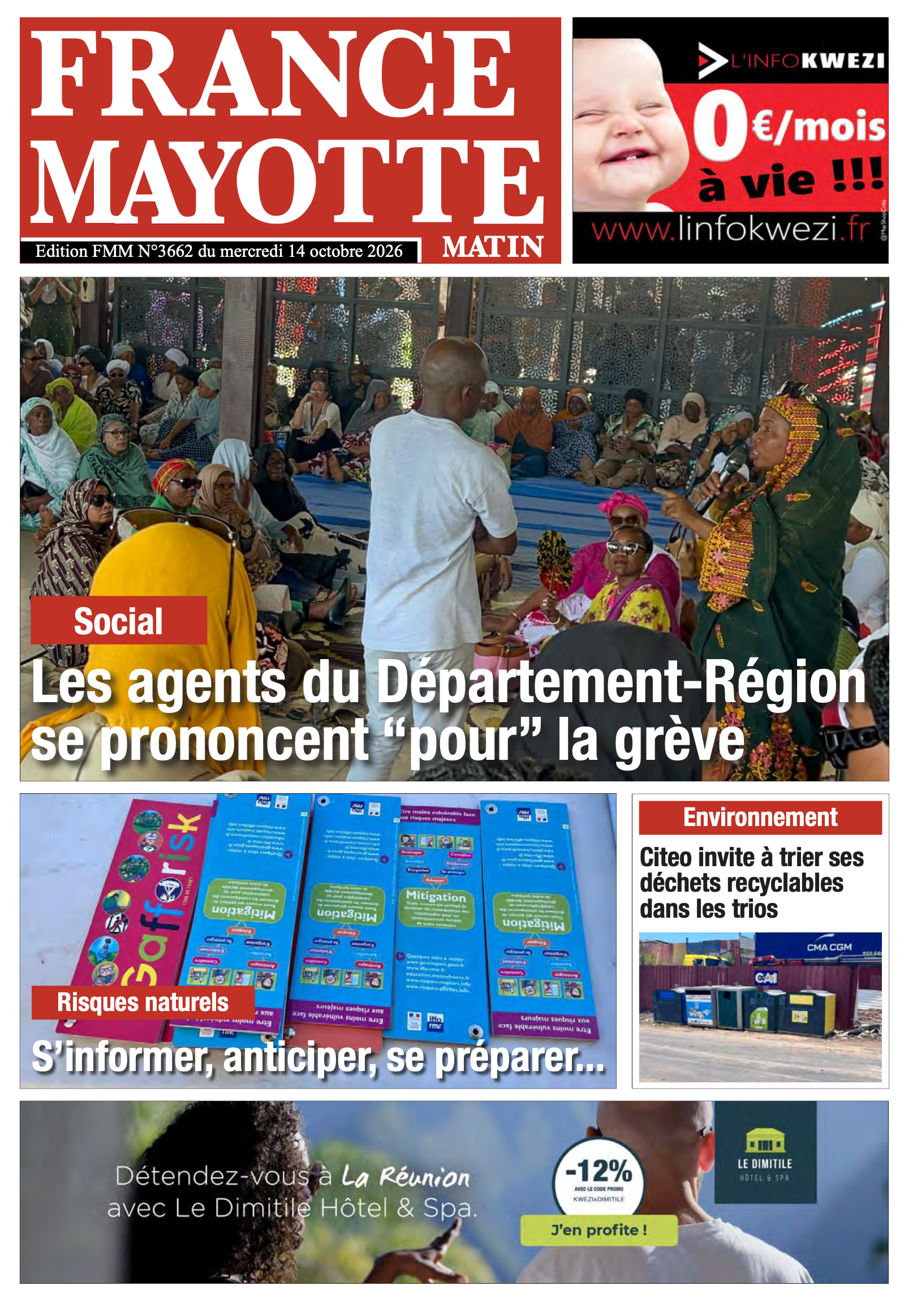 Votre France Mayotte Matin vient de paraître