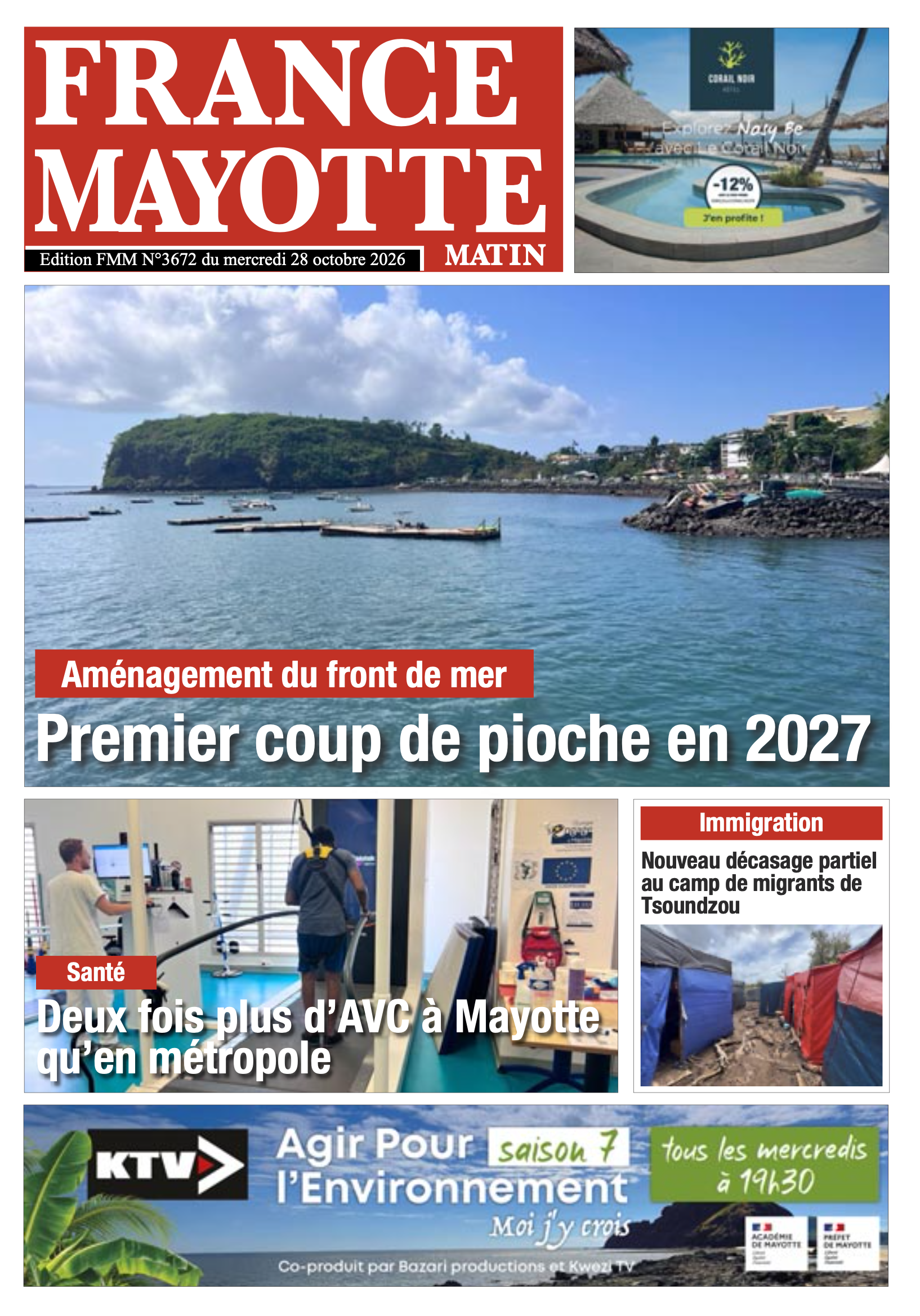 Votre France Mayotte Matin vient de paraître