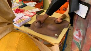Accueil 62 Matinée gratuite de prévention et de dépistage du cancer du sein organisée par la CSSM au centre Kinga à Kawéni, à Mayotte