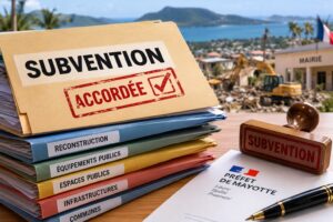 Accueil 98 Subventions de l’État pour la reconstruction post-Chido à Dembéni, notamment pour le projet T22 Hajangoua et la rénovation des écoles.