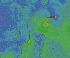 Accueil 11 Tempête tropicale Agueda dans l’océan Indien au début de la saison cyclonique 2026-2027